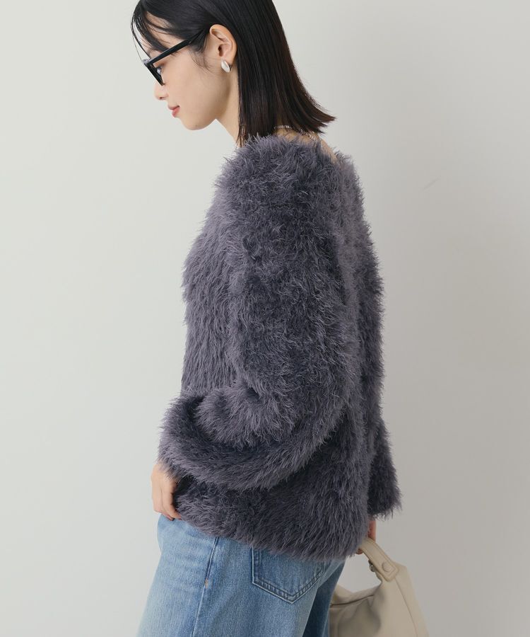 AMERICAN HOLIC「Vネックシャギーニットプルオーバー」|ニット・セーター|