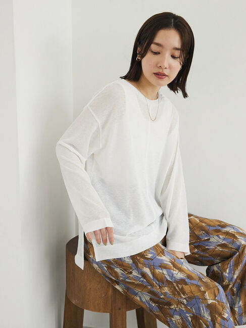 Green Parks「シアーカットロンTEE」|Tシャツ・カットソー|Off White