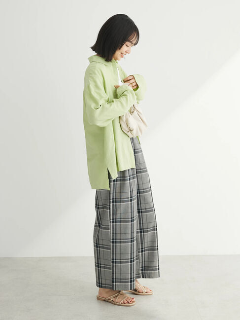 Green Parks「綿麻混バギーパンツ」|その他|