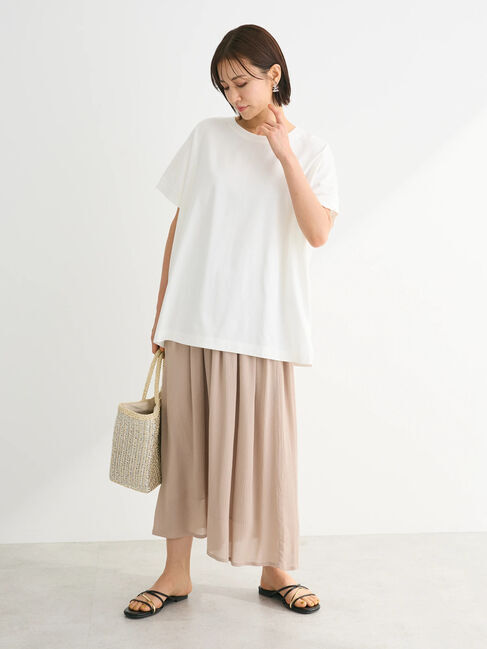 Green Parks「I.フレンチスリーブ前後差カットプルオーバー」|Tシャツ・カットソー|