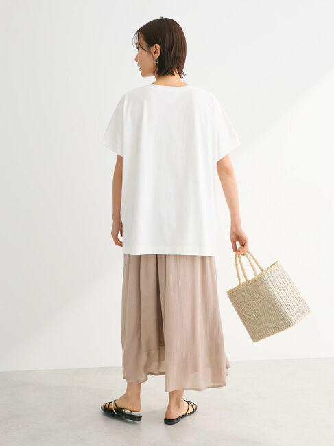 Green Parks「I.フレンチスリーブ前後差カットプルオーバー」|Tシャツ・カットソー|