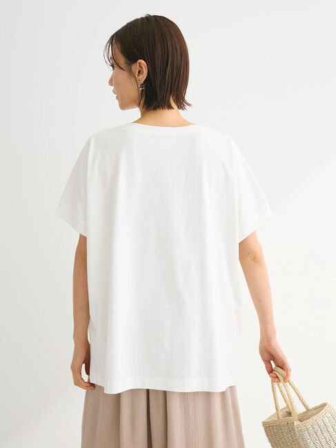 Green Parks「I.フレンチスリーブ前後差カットプルオーバー」|Tシャツ・カットソー|