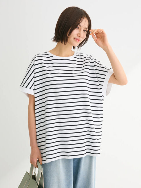 Green Parks「I.フレンチスリーブ前後差カットプルオーバー」|Tシャツ・カットソー|Border