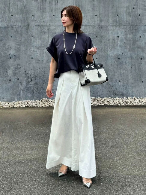 Green Parks「裾ドロストポンチプルオーバー」|Tシャツ・カットソー|