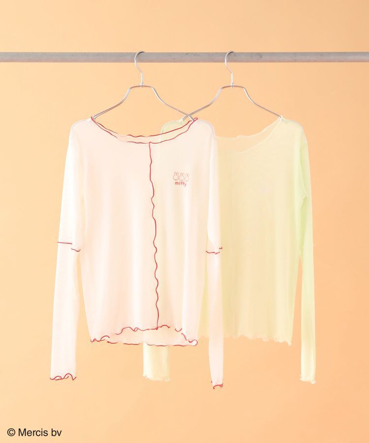 Green Parks「Miffy/シアー配色プルオーバー」|Tシャツ・カットソー|