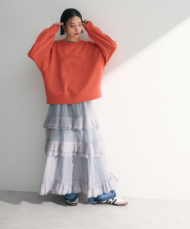 Green Parks「ロゴ刺繍ダンボールプルオーバー」|Tシャツ・カットソー|