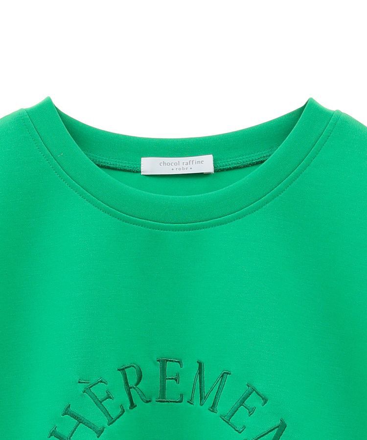 Green Parks「ロゴ刺繍ダンボールプルオーバー」|Tシャツ・カットソー|