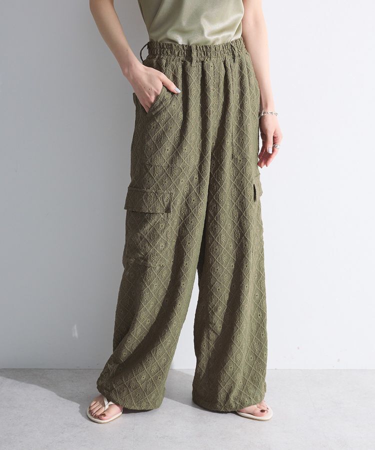 Green Parks「・SUGAR SPOON カットレースカーゴパンツ」|その他|Khaki