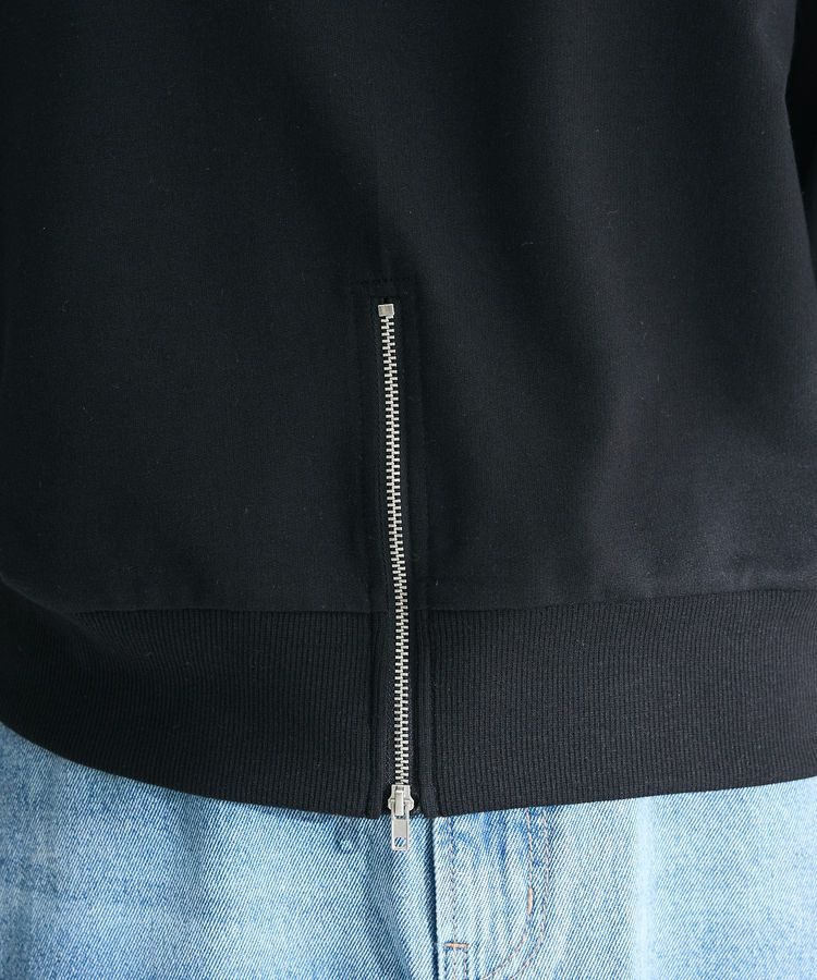 Green Parks「2WAY7分袖タック裾ZIPプルオーバー」|Tシャツ・カットソー|