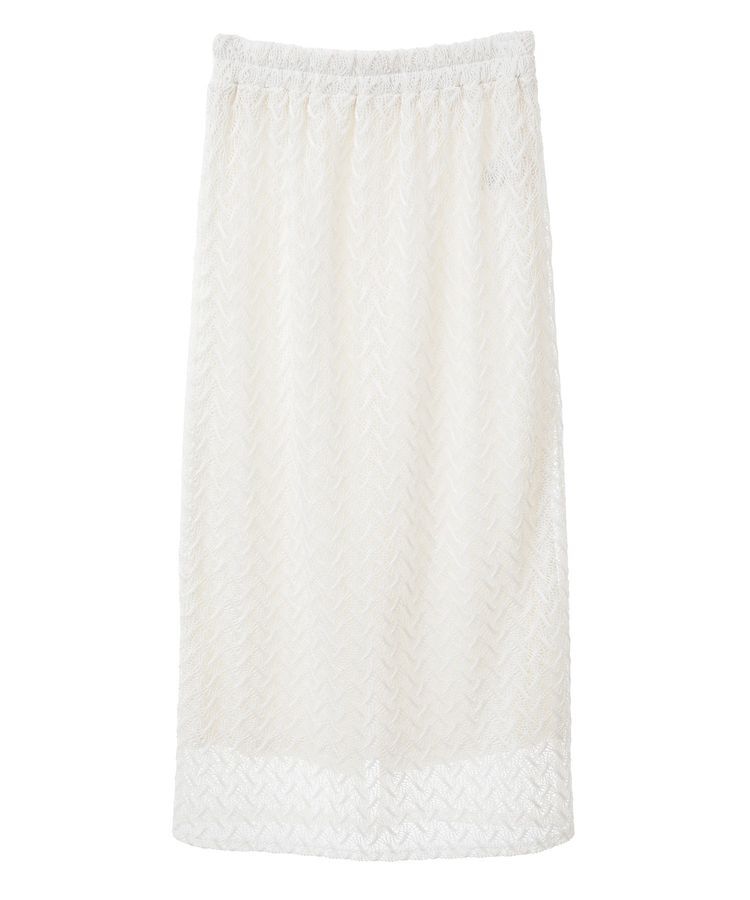 Green Parks「ニットレースIラインスカート」|スカート|