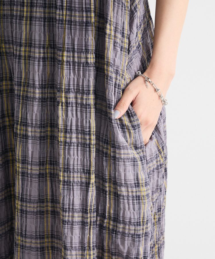 Green Parks「インド綿 ボリュームキャミワンピース」|ワンピース|