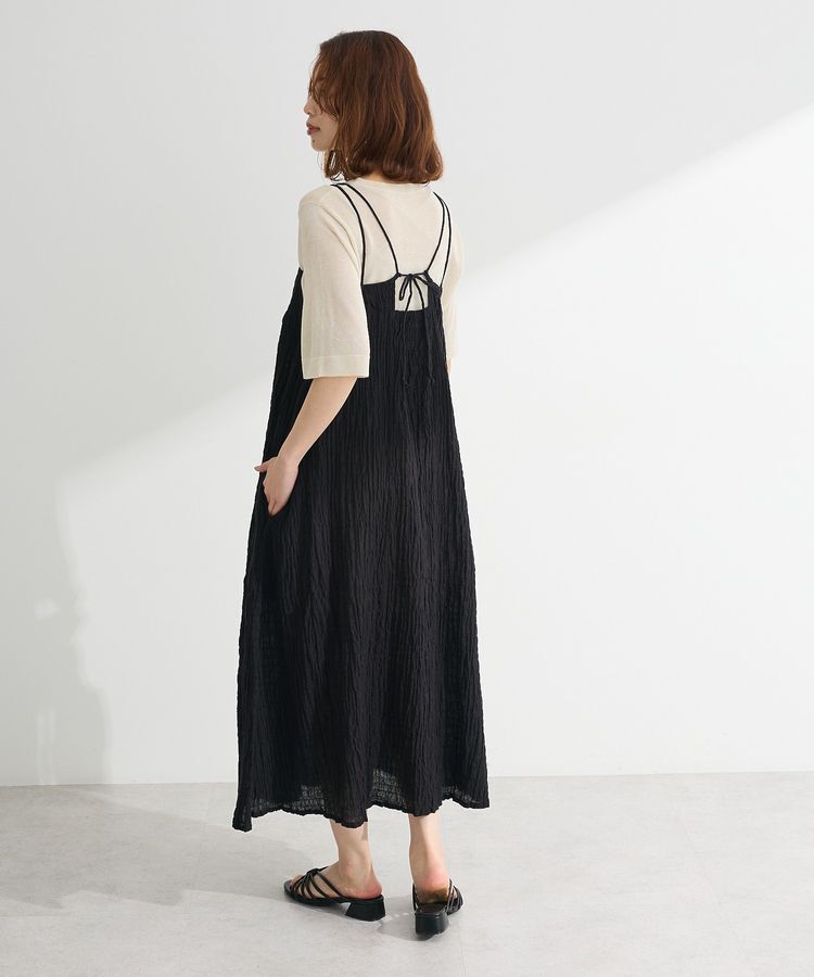 Green Parks「インド綿 ボリュームキャミワンピース」|ワンピース|