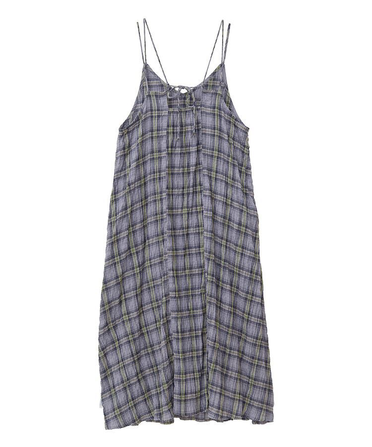 Green Parks「インド綿 ボリュームキャミワンピース」|ワンピース|