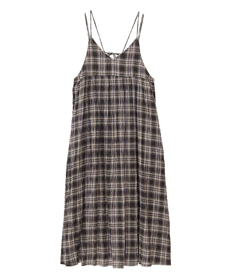 Green Parks「インド綿 ボリュームキャミワンピース」|ワンピース|