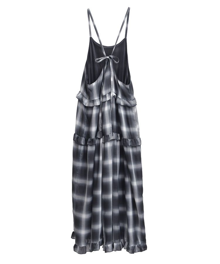 Green Parks「・Petit Fleur オンブレーチェックキャミワンピ」|ワンピース|