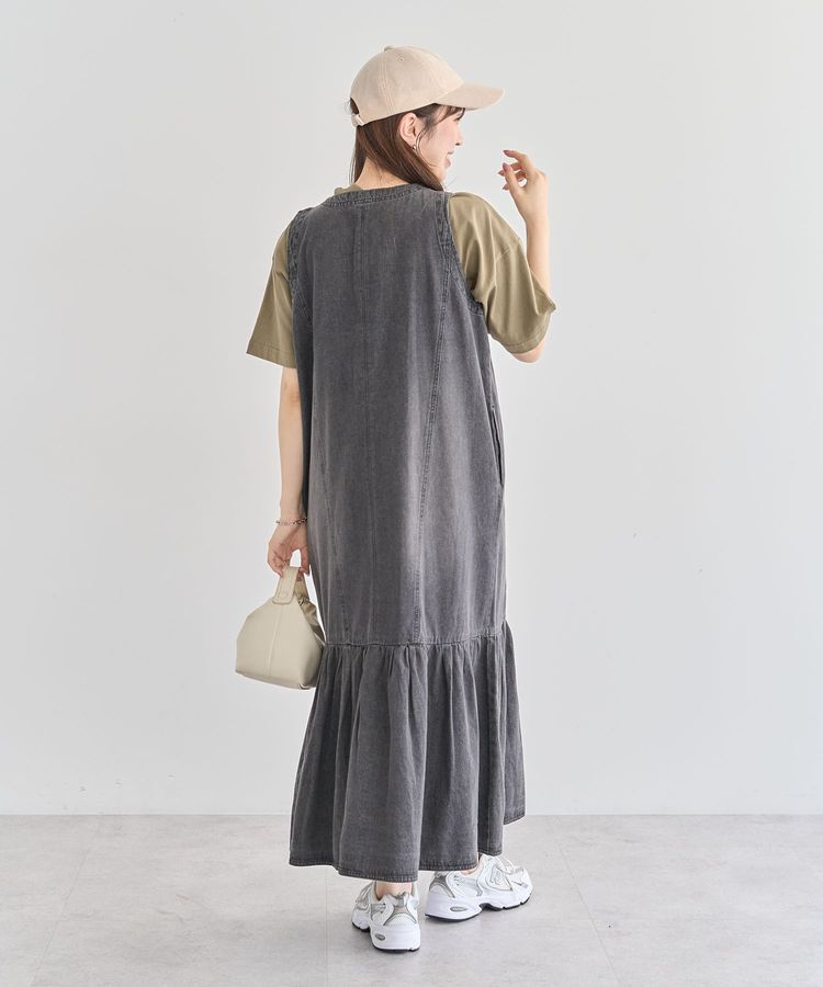 Green Parks「・SUGAR SPOON W-ZIPデニムロングワンピ」|ワンピース|