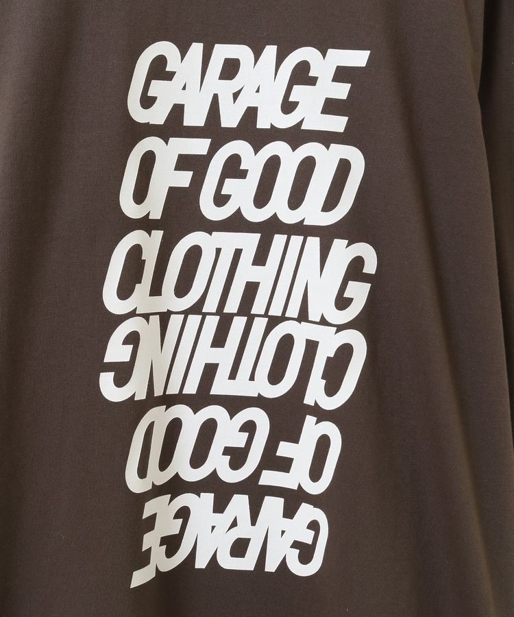 GARAGE OF GOOD CLOTHING「GOGC ダブルロゴロングTシャツ　Charcoal」|Tシャツ・カットソー|