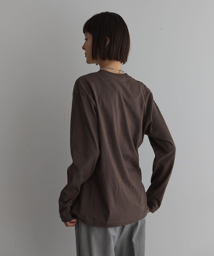 GARAGE OF GOOD CLOTHING「GOGC ダブルロゴロングTシャツ　Charcoal」|Tシャツ・カットソー|