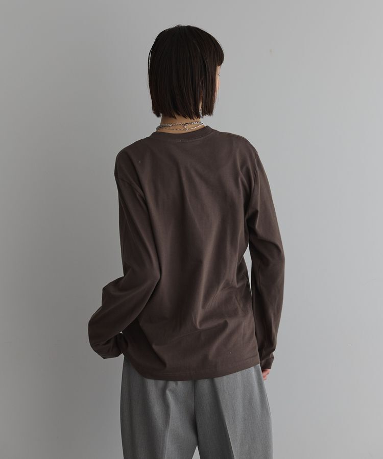 GARAGE OF GOOD CLOTHING「GOGC ダブルロゴロングTシャツ　Charcoal」|Tシャツ・カットソー|