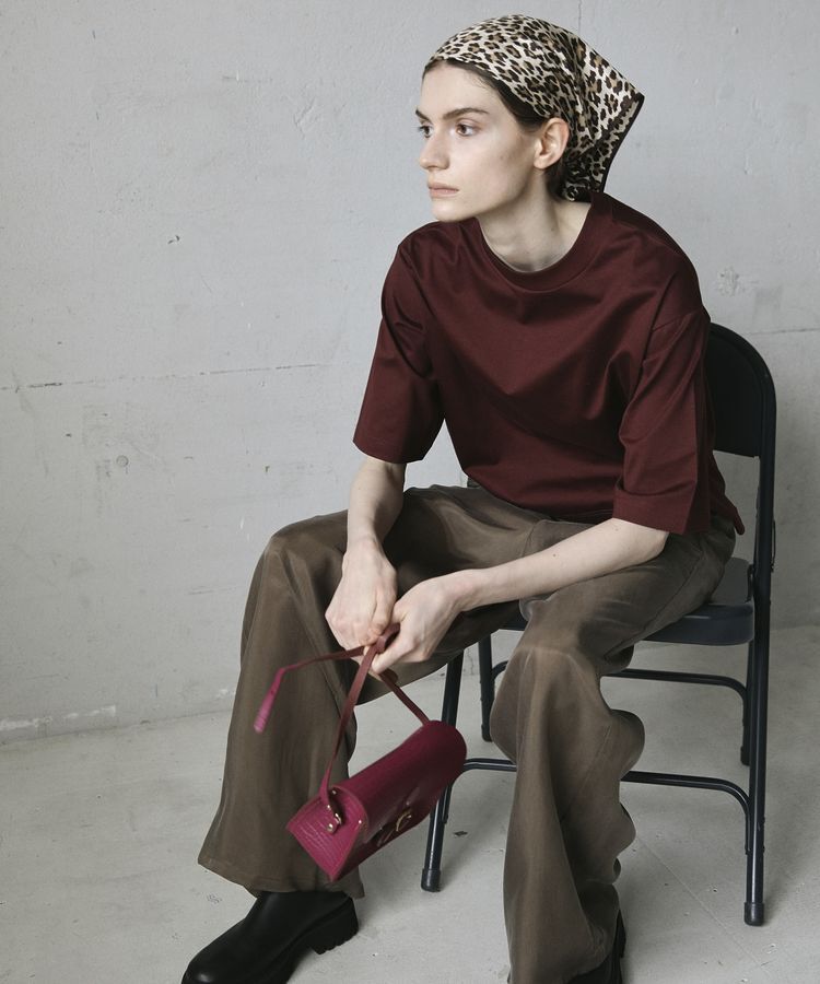 GARAGE OF GOOD CLOTHING「【日本製】モックネック6分袖プルオーバー」|Tシャツ・カットソー|