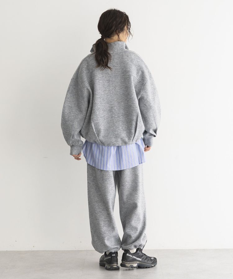 GARAGE OF GOOD CLOTHING「ニットソーハーフZip裾タックプルオーバー」|Tシャツ・カットソー|