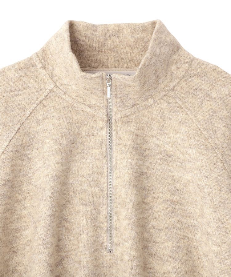 GARAGE OF GOOD CLOTHING「ニットソーハーフZip裾タックプルオーバー」|Tシャツ・カットソー|