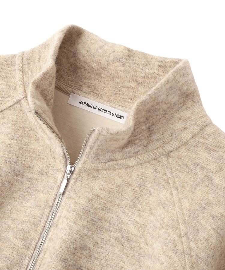 GARAGE OF GOOD CLOTHING「ニットソーハーフZip裾タックプルオーバー」|Tシャツ・カットソー|