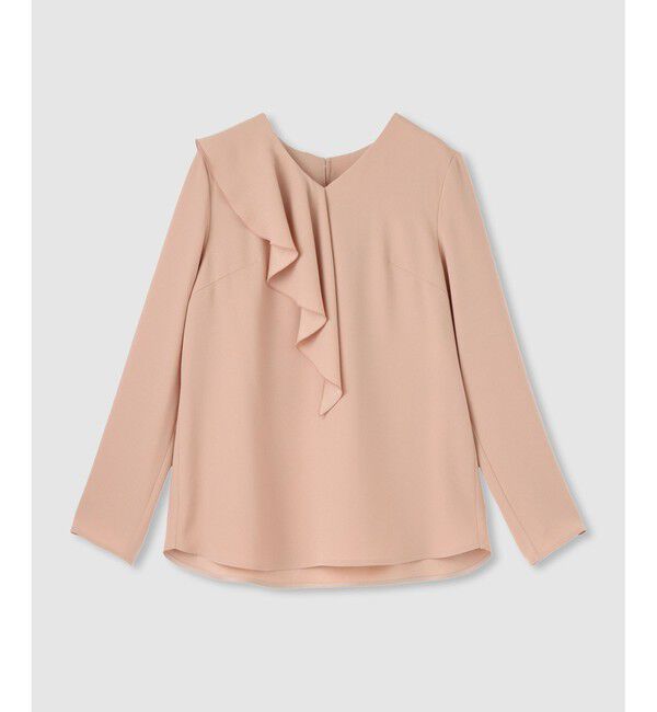 LOULOU WILLOUGHBY「◇【LOULOU WILLOUGHBY】ラッフルスカーフブラウス」|シャツ・ブラウス|ピンク
