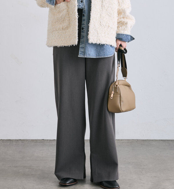  「インサイドスリットスラックスパンツ」|その他|