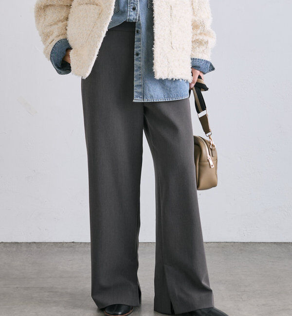  「インサイドスリットスラックスパンツ」|その他|