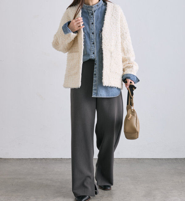  「インサイドスリットスラックスパンツ」|その他|