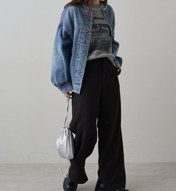  「インサイドスリットスラックスパンツ」|その他|