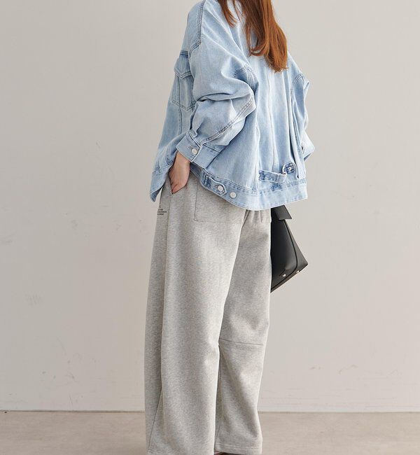  「デニムノーカラージャケット」|デニムジャケット|