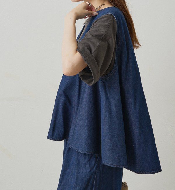  「【SET ITEM】デニムフレアブラウス+イージーパンツセット」|その他|