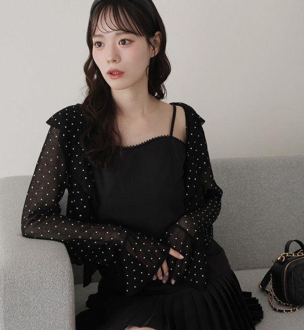  「フリルボレロカーディガン」|ニット・セーター|