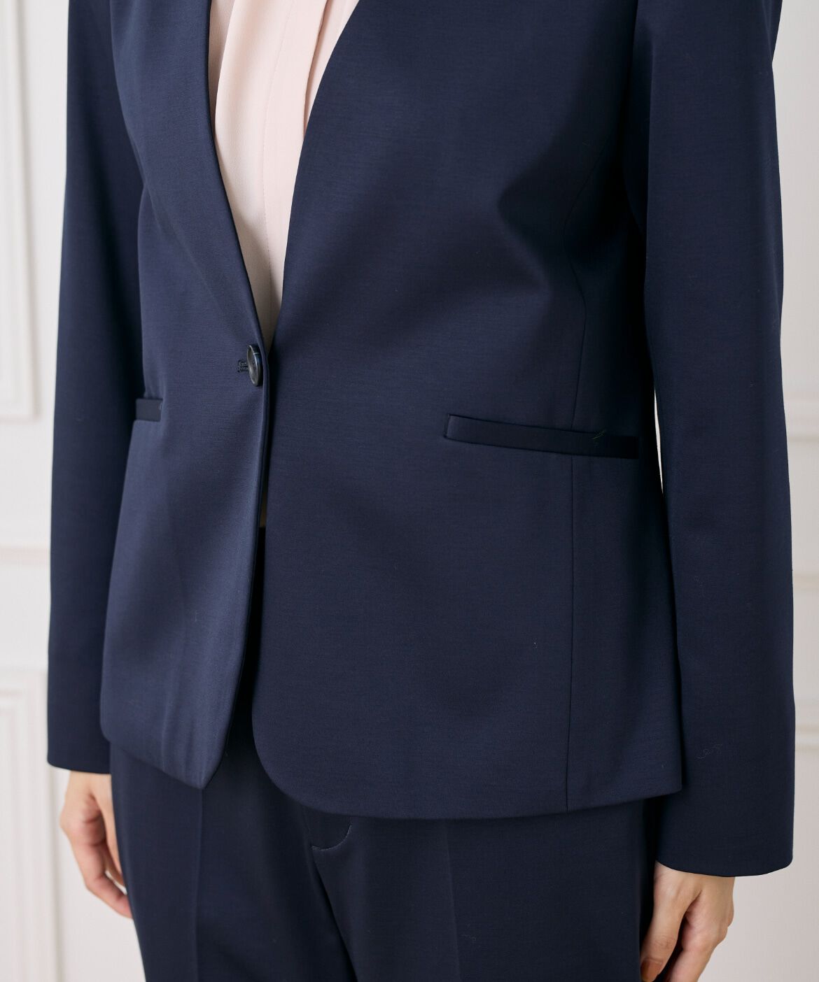 7-IDconcept.「ノーカラーストレッチジャケット」|ノーカラージャケット|