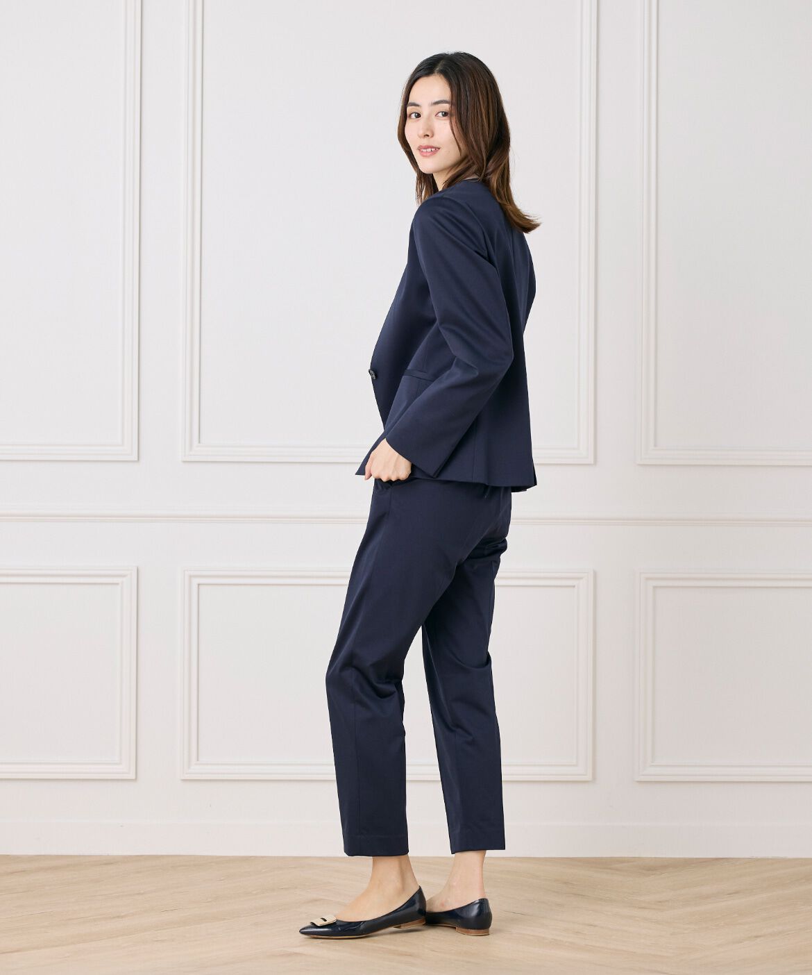 7-IDconcept.「ノーカラーストレッチジャケット」|ノーカラージャケット|