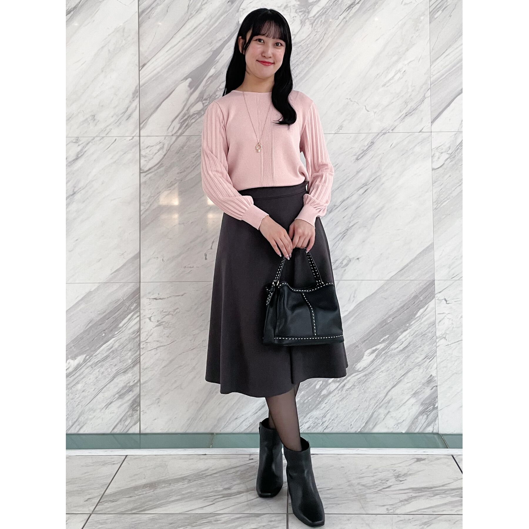 Reflect「【大人気ニットに新色登場！マイカラニット+／細見え／WEB限定カラーあり／マシンウォッシュ可／選べる」|ニット・セーター|