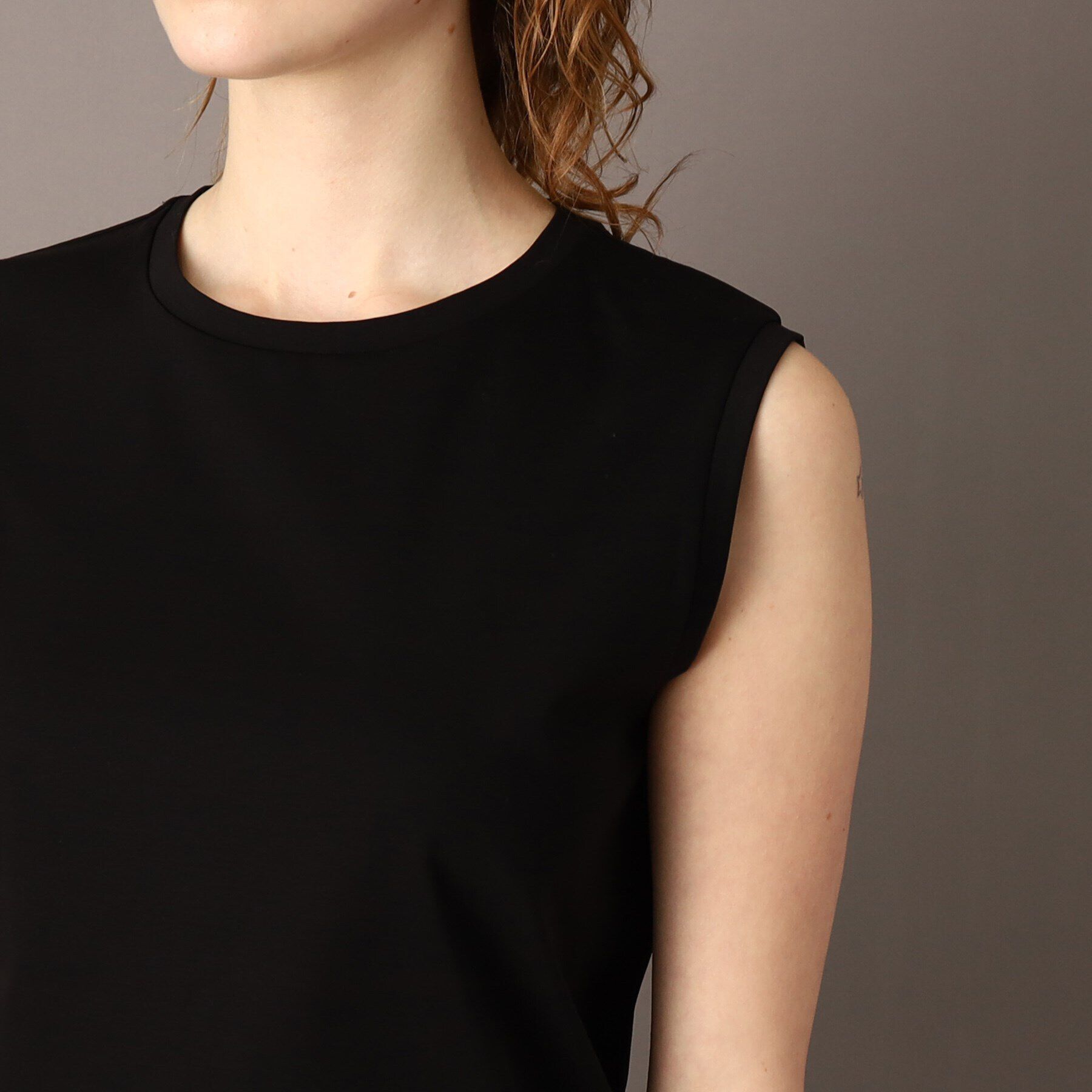 DRESSTERIOR「アイスクリアコットンノースリーブ」|Tシャツ・カットソー|