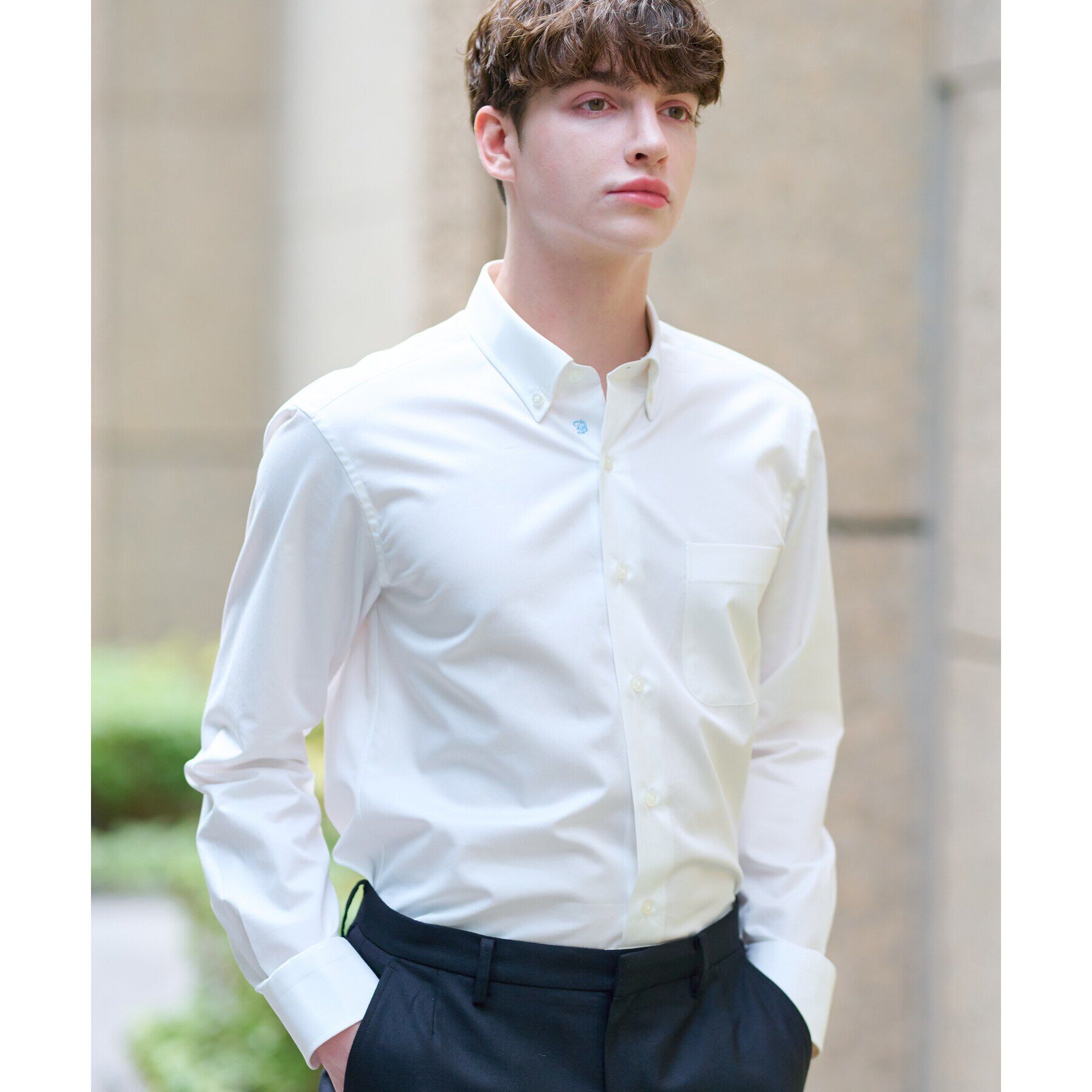 DRESSTERIOR「ボタンダウン ドレスシャツ」|シャツ・ブラウス|