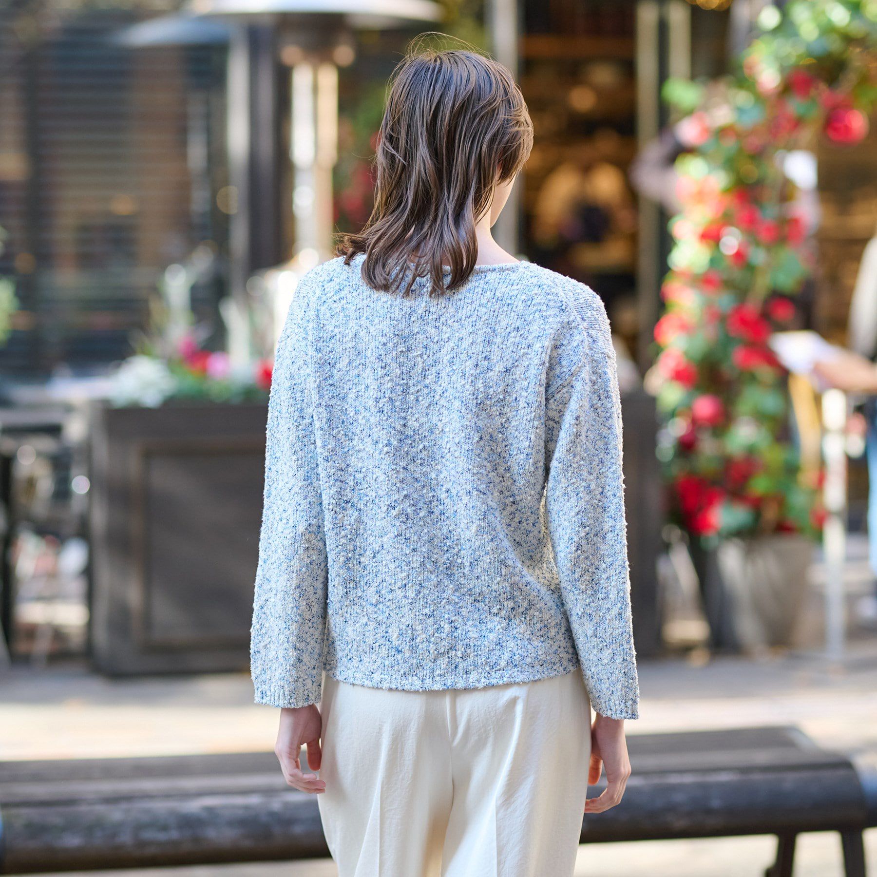 DRESSTERIOR「ツイーディプルオーバーニット」|ニット・セーター|