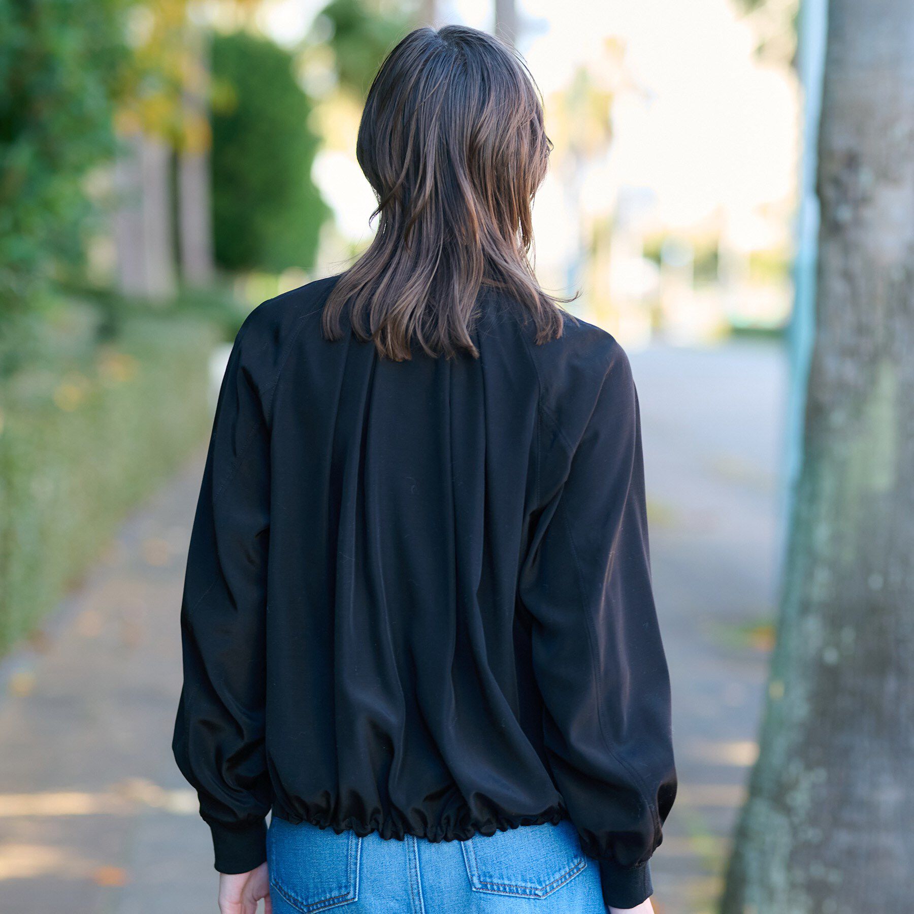 DRESSTERIOR「【サステナブル】2WAYシルエットMA1」|ブルゾン・スタジャン|