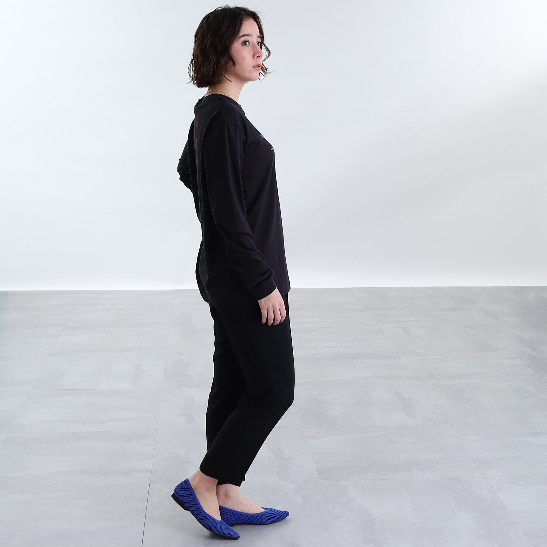 INDIVI「【WORLD for the World】ロゴプリント ロンT」|Tシャツ・カットソー|