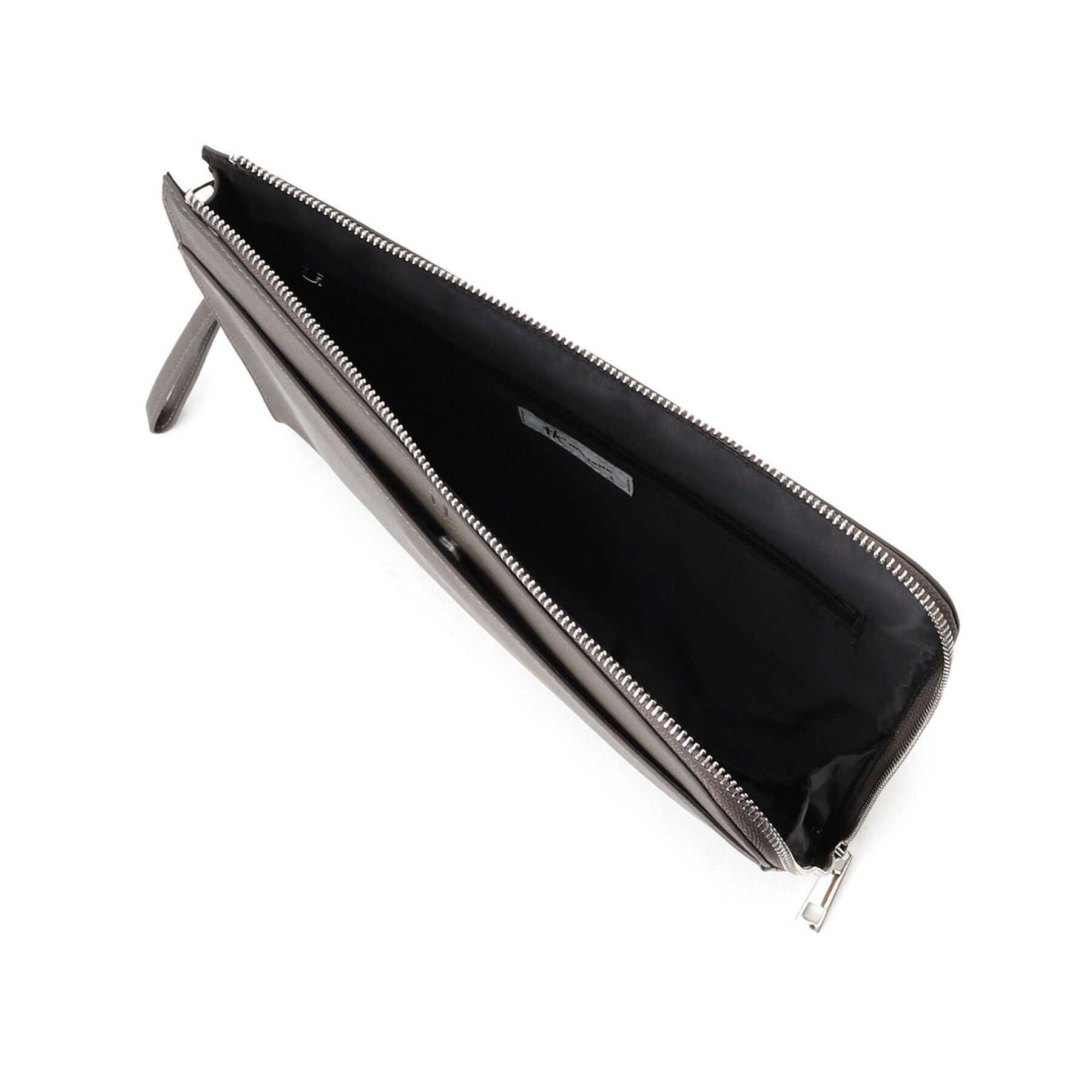 tk.TAKEO KIKUCHI「レザー調ジップクラッチバッグ」|クラッチバッグ|