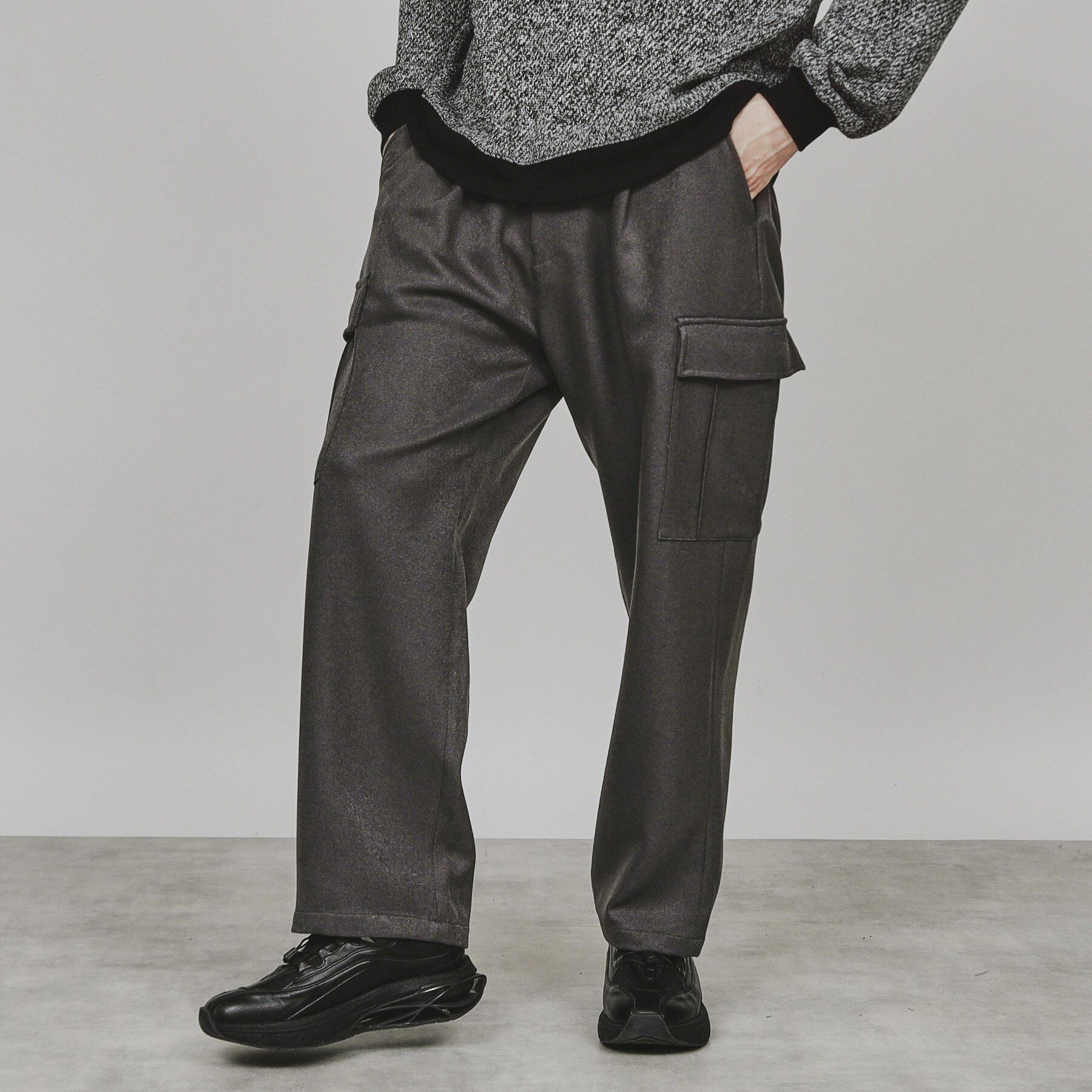 tk.TAKEO KIKUCHI「ウール調カーゴパンツ」|その他|