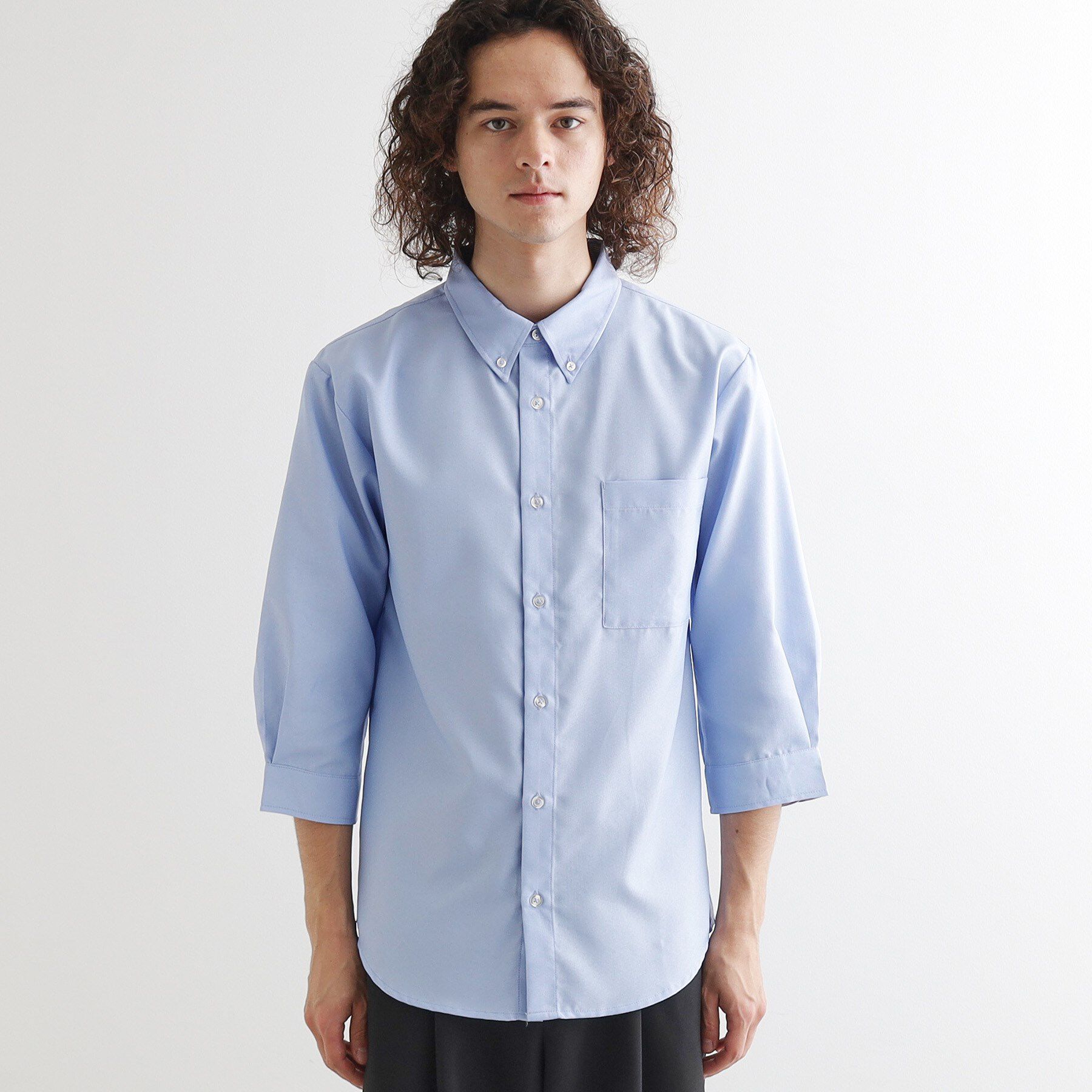 tk.TAKEO KIKUCHI「ドライポリオックス七分袖シャツ」|シャツ・ブラウス|