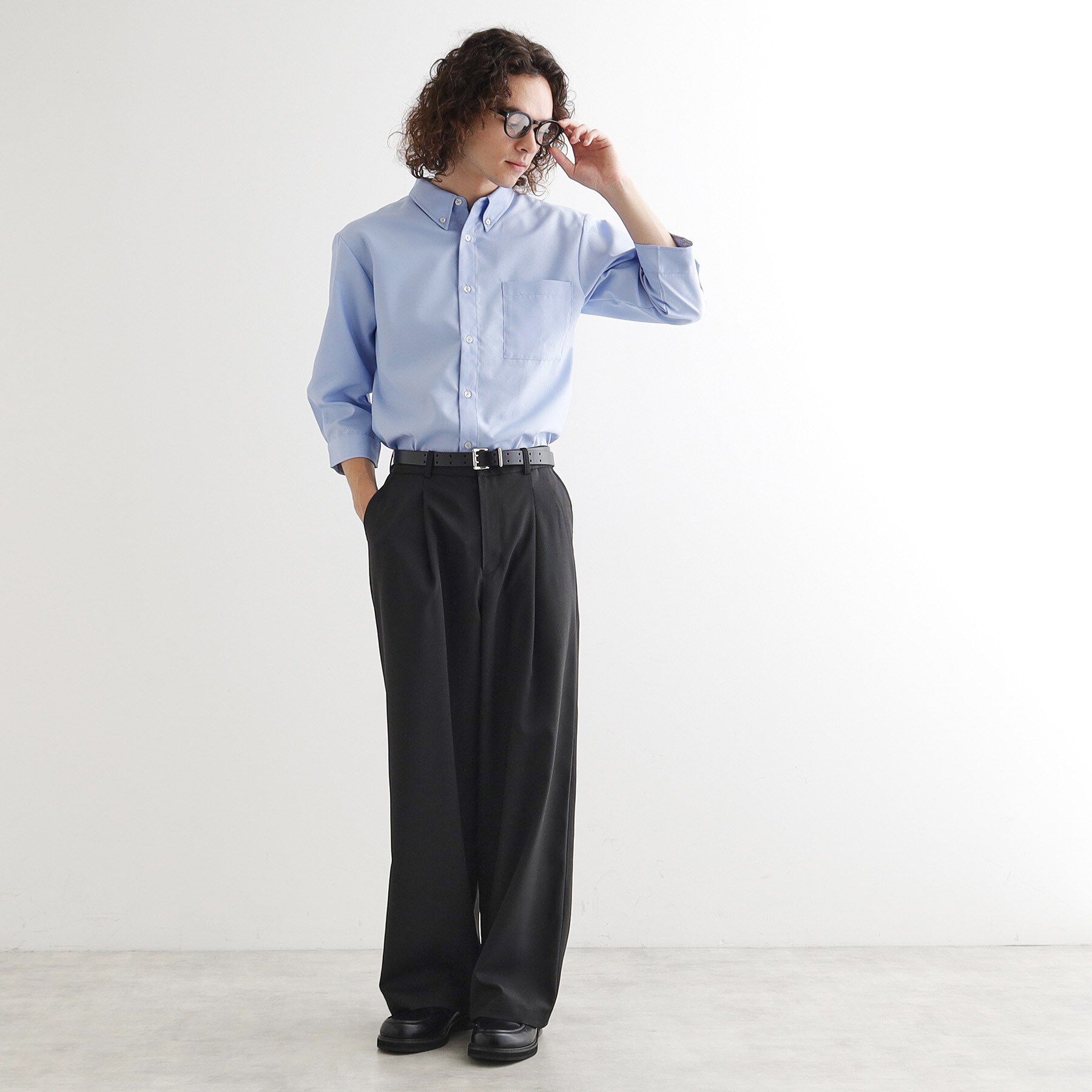 tk.TAKEO KIKUCHI「ドライポリオックス七分袖シャツ」|シャツ・ブラウス|