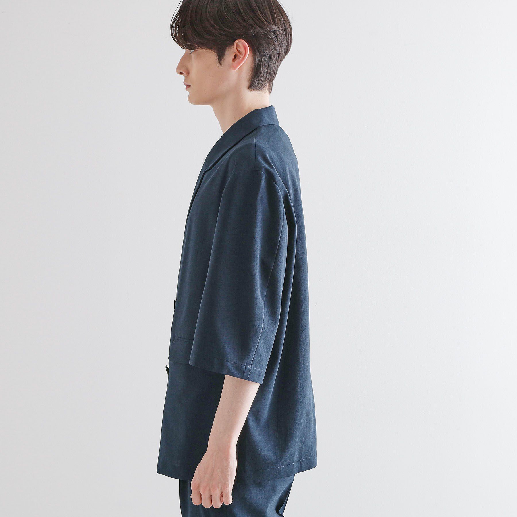 tk.TAKEO KIKUCHI「【セットアップ 2点セット】ダブルテーラード半袖ジャケット＋スラックス」|スーツ|