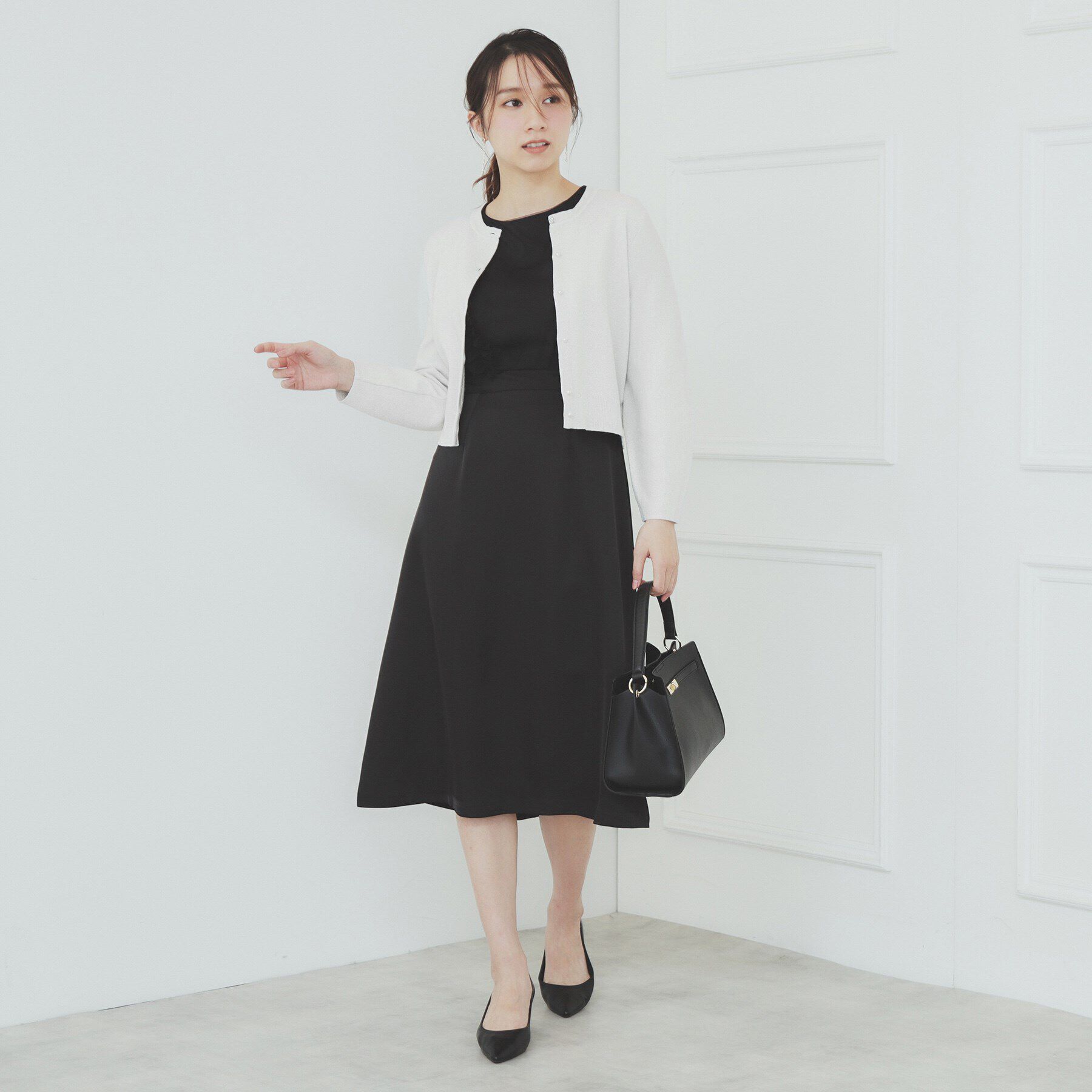 index「ラメビジューカーディガン【洗濯機洗い可】」|カーディガン|