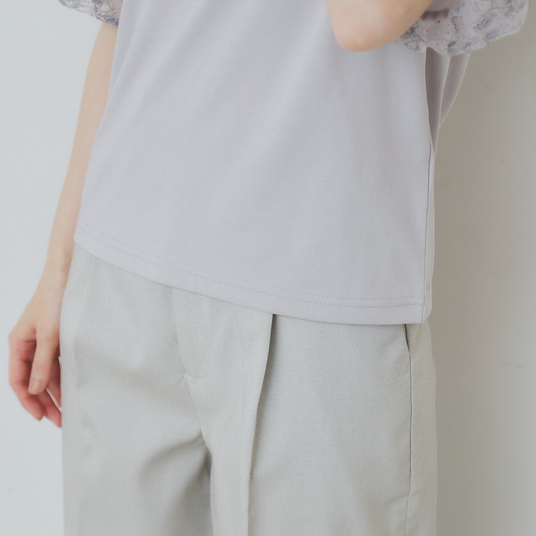 index「シアーバルーンスリーブトップス【洗濯機洗い可/接触冷感】」|Tシャツ・カットソー|